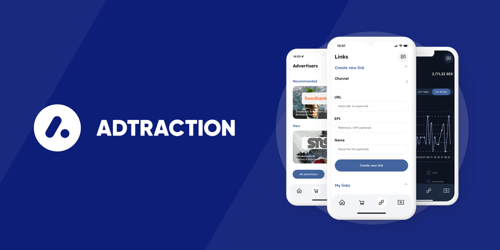 Adtraction's mobile app got a new look